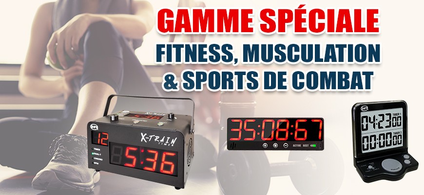 Gamme Fitness, musculation et sports de combat
